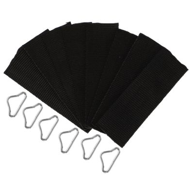 BESPORTBLE 30pcs Trampoline Triangle Ring Buckles for Jumping Bed Replacement High Strength Bungee Bed Clips Accessories for Outdoor Activities and DIY Projects