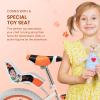 Titan Girl's Calico Kitty BMX Bike for Girls with Training Wheels 16 Inch Kids Toddler Bicycle with Utility Basket & Streamers view 3