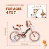 Titan Girl's Calico Kitty BMX Bike for Girls with Training Wheels 16 Inch Kids Toddler Bicycle with Utility Basket & Streamers view 4