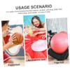 BESPORTBLE 6 Pack Air-Locked Hornball Yoga Ball Plugs Replacement for Extra Large Cork Ball view 3