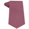 Entwineno Mens Slim Width Color Linen Neckties - Standard and Extra Long Tie (Chianti, Standard 58 ") view 1