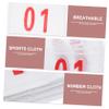 BESPORTBLE Sports Bibs Set Safety Pins Waterproof Competition Race Numbers for Running Events 10-Piece Sports Game Number Bibs for Athletes view 4