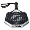 STIGA Padel Racket 3K Cybershape, Carbon Fiber Padel Blade, Defensive Blade for Advanced High-Speed Controlled Power Players, Competition Approved view 4