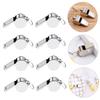 BESPORTBLE 12pcs Stainless Steel Portable Safety Whistle with Lanyard for Outdoor Sports Emergency Situations and Refereeing Activities view 3