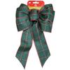 Holiday Trims Christmas Plaid Bow Fabric 1 pc view 1