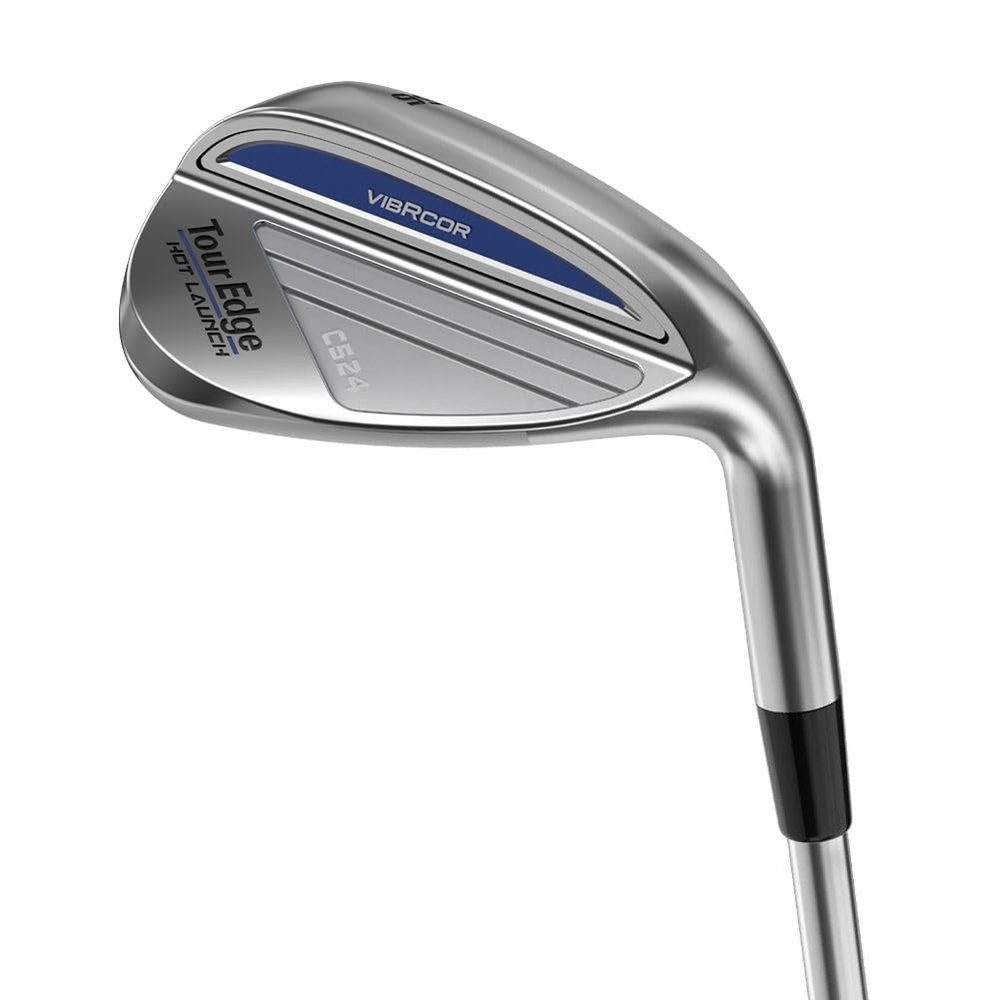 Tour Edge Hot Launch VibRCor C524 Gap Wedge 52* (Graphite Aldila Ascent PL 55 Senior, Left) 2024