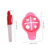 BESPORTBLE 6sets Golf Markers Liner Tool Compact and Portable Drawing Cap Random Colors for Easy Identification and Alignment view 3