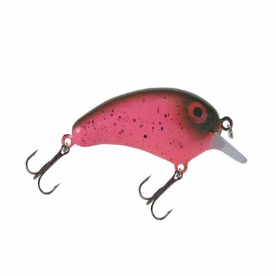 Luck E Strike Crappie Magic Crankbait (2 Inch Crappie Lure) Made in the USA, Pink Eye