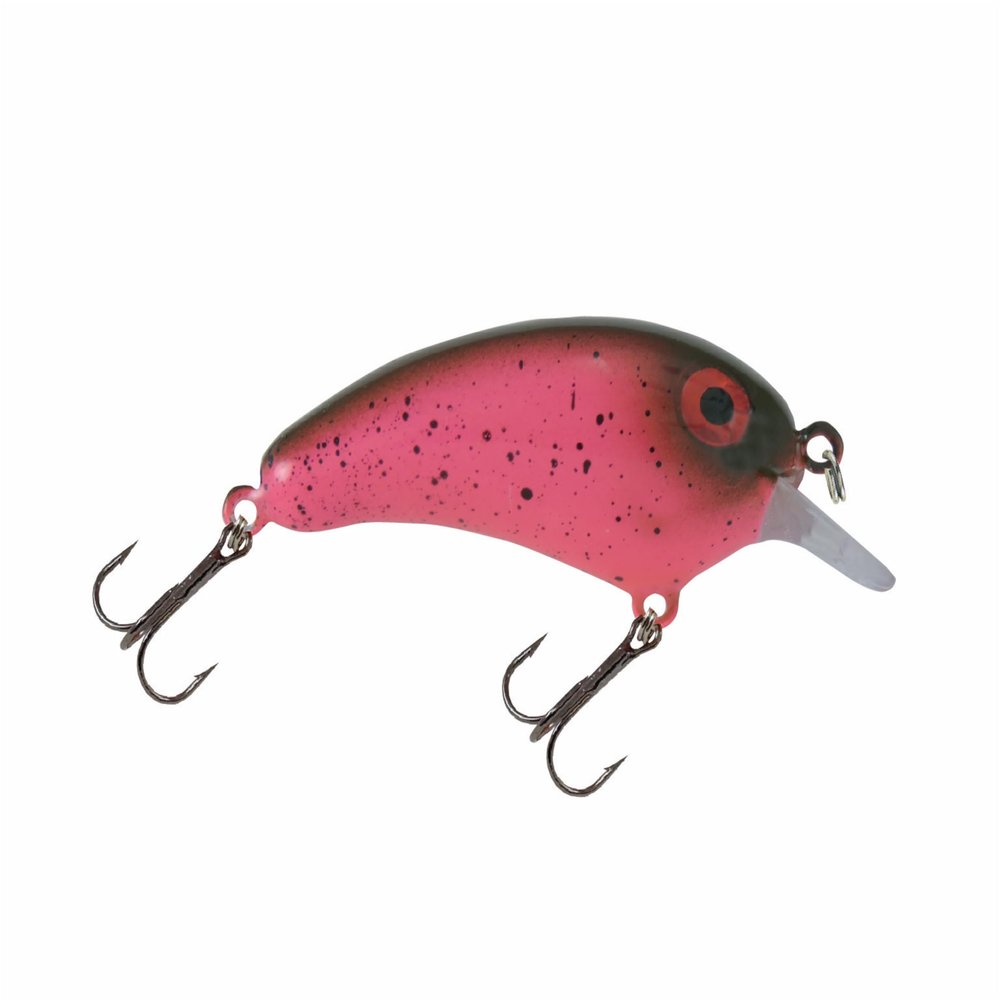 Luck E Strike Crappie Magic Crankbait (2 Inch Crappie Lure) Made in the USA, Pink Eye