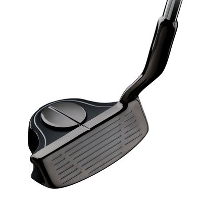 Intech EZ Roll Golf Chipper Club | Back-Weighted Design with Alignment Lines | 35 Length 35 Loft | Right Handed for Men and Women | Short Game Control, Black Nickel
