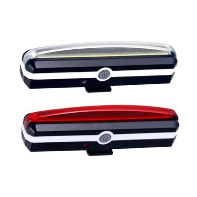 LIOOBO 2 Pack Bicycles Taillight Led Bike Light Rechargeable Safety Warning Lamp for Night Riding