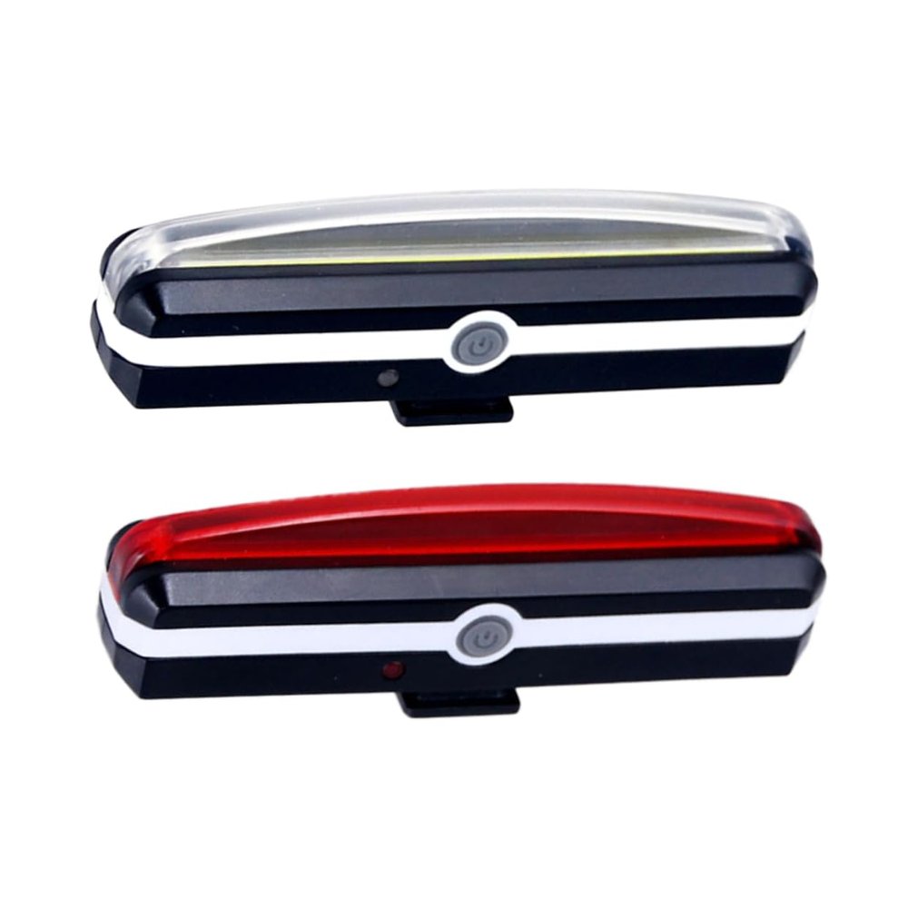 LIOOBO 2 Pack Bicycles Taillight Led Bike Light Rechargeable Safety Warning Lamp for Night Riding