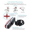 LIOOBO 2 Pack Bicycles Taillight Led Bike Light Rechargeable Safety Warning Lamp for Night Riding view 4