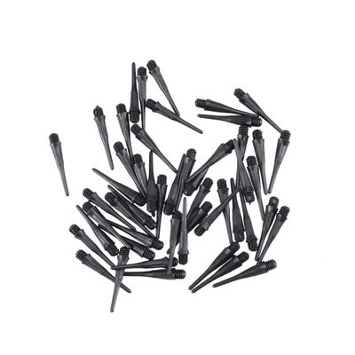BESPORTBLE 50pcs Soft Tip Dart Points Durable Replacement Tips for Screw Thread Darts Easy Installation Random Colors Accessory for Electronic Dartboards