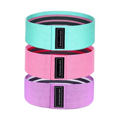 1set Resistance Bands for Exercise Yoga and Strength Training Includes Elastic Straps for Glutes Legs and Full Body Workouts Pink Purple Green
