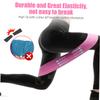 1set Resistance Bands for Exercise Yoga and Strength Training Includes Elastic Straps for Glutes Legs and Full Body Workouts Pink Purple Green view 3