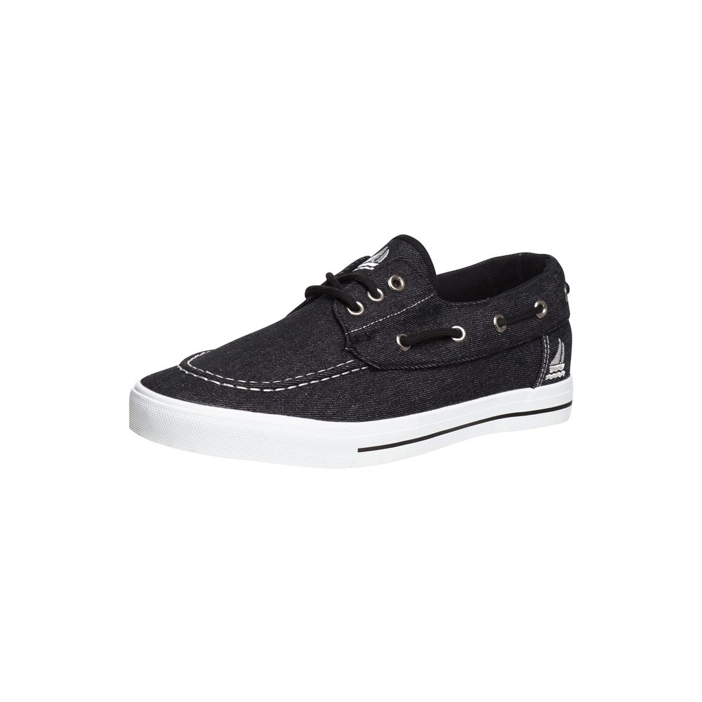Sail Men's Boat Loafer Shoe, Black, 9