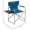 Alpine Mountain Gear Directors Chair w/Table - Blue view 2
