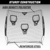 GoSports 8 x 8 ft Football Throwing Net - Black view 4