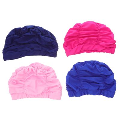 LIOOBO Comfortable Swimming Cap for Adults Large Size Swim Hat Easy to Wear for Daily Swimming