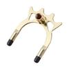BESPORTBLE Metal Bridge Head with Brass Coating for Billiards and Pool Cue Rests - Snooker Accessories for Cue Stands, Racks, and Holders view 1