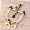 BESPORTBLE Metal Bridge Head with Brass Coating for Billiards and Pool Cue Rests - Snooker Accessories for Cue Stands, Racks, and Holders view 3