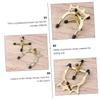 BESPORTBLE Metal Bridge Head with Brass Coating for Billiards and Pool Cue Rests - Snooker Accessories for Cue Stands, Racks, and Holders view 4