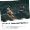BESPORTBLE Thermal Emergency Blanket Insulation Survival Blanket Lightweight for Camping Hiking and First Aid Green view 3
