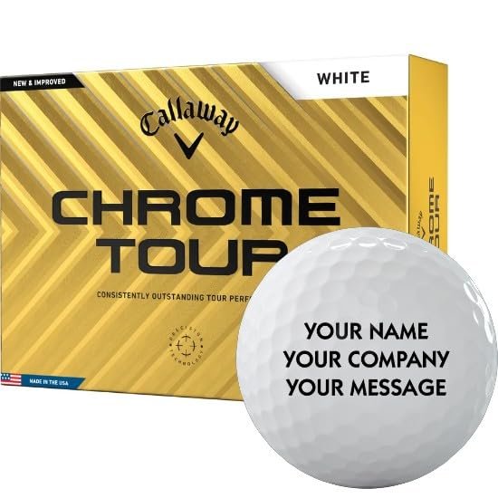 2024 Callaway Chrome Tour Personalized Golf Ball