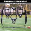 GoSports 6 x 6 ft Football Throwing Net - Black view 2