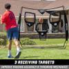 GoSports 6 x 6 ft Football Throwing Net - Black view 3