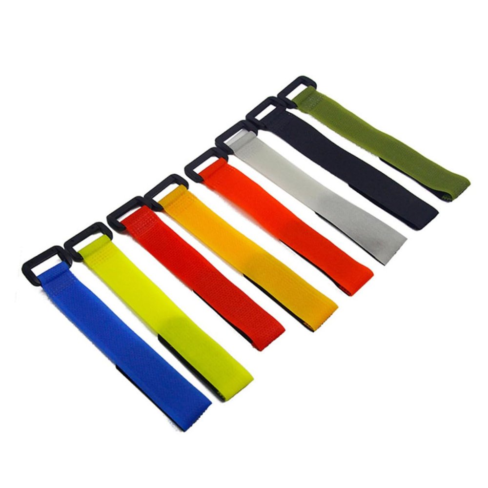 LIOOBO 15pcs Fishing Rod Binding Belt Rod Sticker Fishing Supplies Binding Belt for Random Color