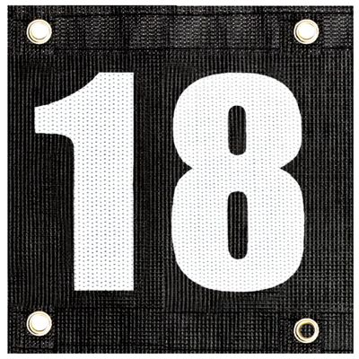 Tourna Court Numbers for Tennis or Pickleball, Numbers 1-24, Hang on Fence or Net