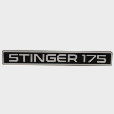 Lowe Boat Raised Emblem Decal 2368840 | Stinger 175 Black Sticker