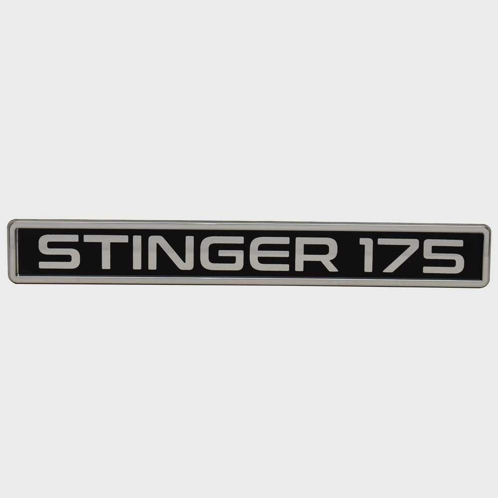 Lowe Boat Raised Emblem Decal 2368840 | Stinger 175 Black Sticker