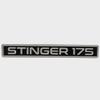 Lowe Boat Raised Emblem Decal 2368840 | Stinger 175 Black Sticker view 1