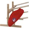 Log Kayak Rack 2-Place Canoe Rack Stand, Freestanding Canoe Storage Racks, Surfboard Stands or SUP Garage Racks Organizer, Paddle Holder for Kayaking - Unfinished