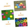 Yardwe 10pcs Football Training Sign Discs TPE Soccer Markers Patterns for Agility Drills and Practice Random Colors view 2