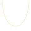 14K Yellow Gold Plated Sterling Silver Chain Necklace for Women Cable 2mm Responsibly Sourced - Non-Migrating Clasp Design - 14K Yellow Gold Plated Sterling Silver Chain Necklace - Italian Made in Italy - Quality Durable Sturdy 2mm Chain for Women -  view 1