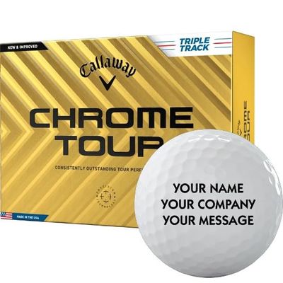 2024 Callaway Chrome Tour Triple Track Personalized Golf Ball