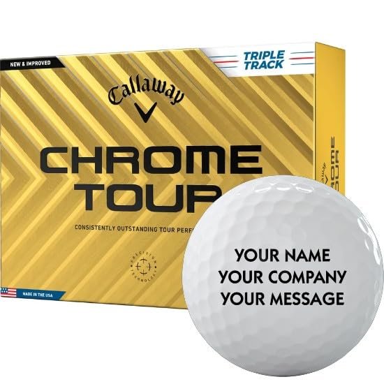 2024 Callaway Chrome Tour Triple Track Personalized Golf Ball