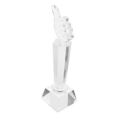 Happyyami Crystal Trophy Award Cup Unique for Recognition and Celebration Decorative Ornament for Parties Home Decor and Rooms