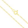 14K Yellow Gold Plated Sterling Silver Chain Necklace for Women Cable 1.5mm Responsibly Sourced - Non-Migrating Clasp Design - 14K Yellow Gold Plated Sterling Silver Chain Necklace - Italian Made in Italy - Quality Durable Sturdy 1.5mm Chain for Wome view 2