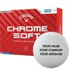 2024 Callaway Golf Chrome Soft Triple Track Personalized Golf Ball view 1