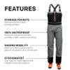 Grundns Men's Bedrock Stockingfoot Wader, Sagebrush, X-Large King (12-13) view 4