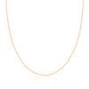 14K Rose Gold Plated Sterling Silver Chain Necklace for Women Cable 2mm Responsibly Sourced - Non-Migrating Clasp Design - 14K Rose Gold Plated Sterling Silver Chain Necklace - Italian Made in Italy - Quality Durable Sturdy 2mm Chain for Women - Qual view 1