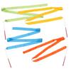Happyyami 8pcs Kids Rhythmic Gymnastics Ribbons Dancing Streamers for Twirling Gymnastics Training Equipment Sky Color