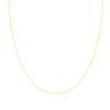 14K Yellow Gold Plated Sterling Silver Chain Necklace for Women Cable 1.5mm Responsibly Sourced - Non-Migrating Clasp Design - 14K Yellow Gold Plated Sterling Silver Chain Necklace - Italian Made in Italy - Quality Durable Sturdy 1.5mm Chain for Wome view 1