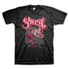 2Bhip Ghost Band Merch Valentine's Lounge Mens Black Short Sleeve T Shirt Vintage Style Graphic Tees view 1