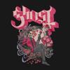 2Bhip Ghost Band Merch Valentine's Lounge Mens Black Short Sleeve T Shirt Vintage Style Graphic Tees view 2